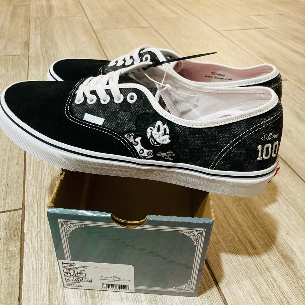 Vans Disney 100 sneakers 11.5 (men)